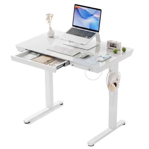 INNOVAR INNOVAR 32in Glass Top Standing Desk