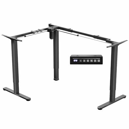 VIVO VIVO Electric Corner 3-Leg Standing Desk Frame (DESK-E347B)