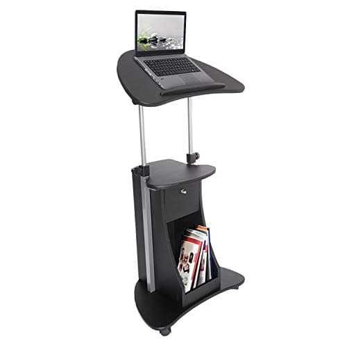 Techni Mobili Techni Mobili Rolling Laptop Cart with Storage