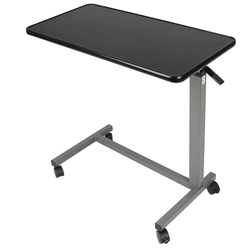 Vaunn Vaunn Adjustable Overbed Table with Wheels