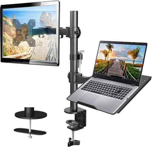 HUANUO HUANUO Monitor Arm with Laptop Tray