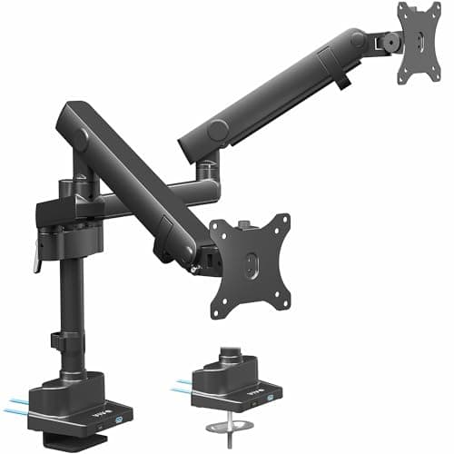 VIVO VIVO Premium Dual Monitor Mount with USB (STAND-V102BDU)