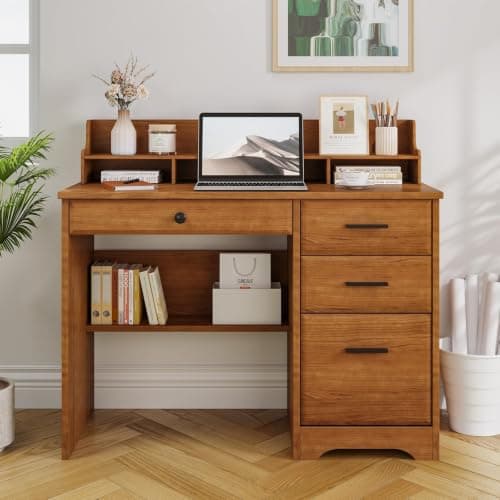 4 EVER WINNER 4 EVER WINNER 44in Desk with File Drawer