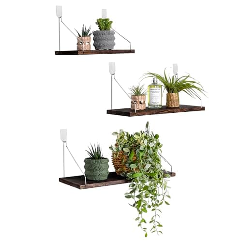 MITIME Floating Wall Shelves (set of 3)