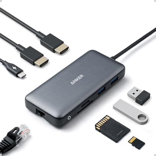 Anker 8-in-1 USB-C Docking Station (dual monitor, 4K HDMI)