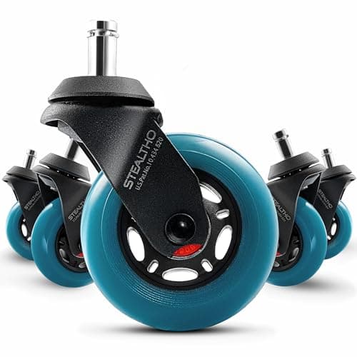 STEALTHO STEALTHO Heavy Duty Roller Blade Casters (3″)