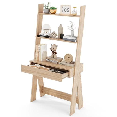 Giantex Giantex 3-Tier Ladder Desk with Drawer