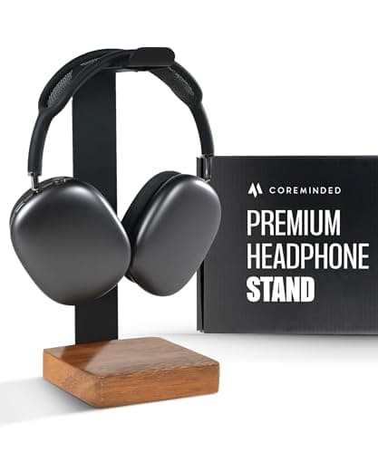 COREMINDED COREMINDED Walnut Wood Headphone Stand