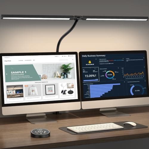 Pzloz Pzloz 24W Architect Clamp Lamp (dual-screen head)