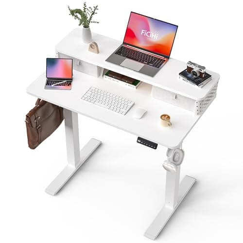 FiCiHi FiCiHi 35 × 20 in Electric Standing Desk with 2 Drawers