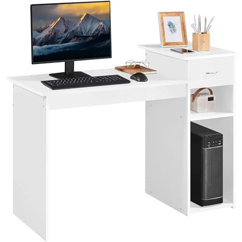 Yaheetech Yaheetech Desk with Storage Drawer & Monitor Stand