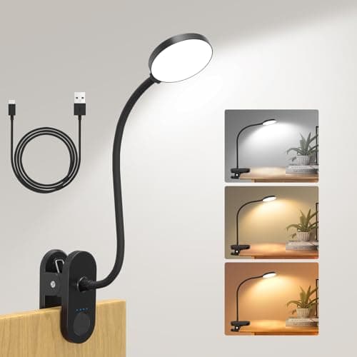 Rechargeable clip light 61-LED Rechargeable Clip-On Reading Lamp