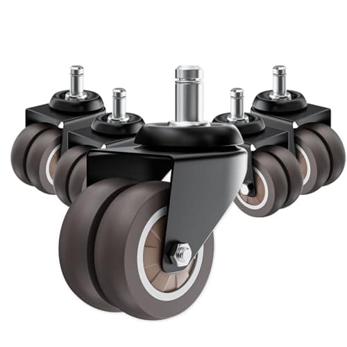 ASHGOOB ASHGOOB 2″ Low Profile Dual-Wheel Casters