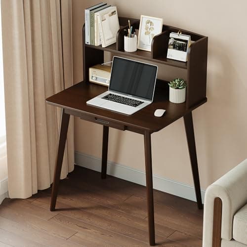 IOTXY IOTXY 31.5in Small Writing Desk with Hutch