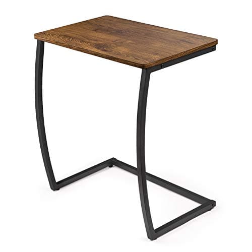 SRIWATANA SRIWATANA Walnut C-Shaped Side Table