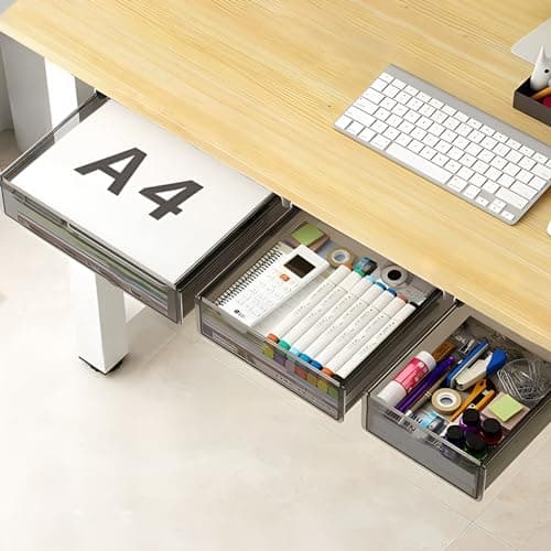 SVNNELP SVNNELP Under-Desk Drawer Set (3-Pack)