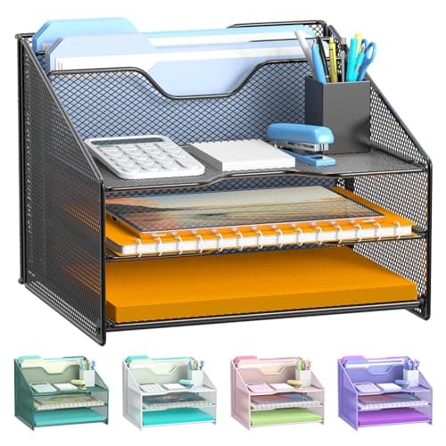 Samstar Samstar Mesh Desk File Organizer