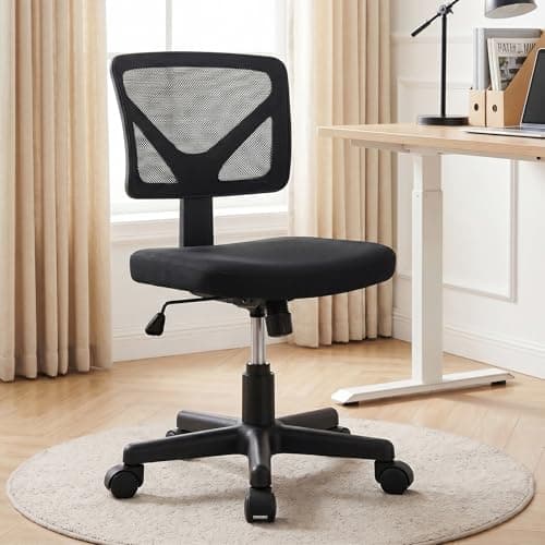OLIXIS OLIXIS Armless Ergonomic Small Desk Chair